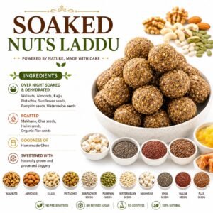 Soaked Nuts Laddu