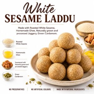 White Sesame Laddu