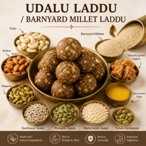 Barnyard Millet Laddu (Udalu Laddu)