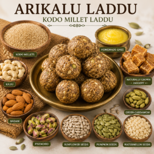 Kodo Millet Laddu (Arikalu laddu)