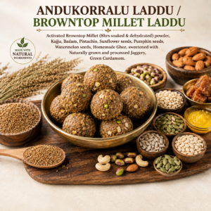 Browntop Millet Laddu (Andukorralu Laddu)