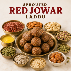 Sprouted Jowar Laddu (Red)